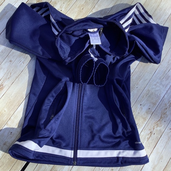 Adidas Tiro 15 Climacool Blue Pants Jacket Tracking suit set Women S Small - Picture 3 of 15